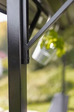 Grillfürst Premium Grillpavillon Aus Stahl Mit Wetterfestem Metalldach Und Ablageflächen -Grill Verkaufs-Shop Grillfuerst Grillpavillon Stahlstrebe