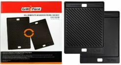 Grillfürst Grillplatte Gusseisen Für Signet / 38,1 X 33 Cm