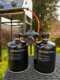 Grillfürst Kombi Kartuschen-Druckregler 50 Mbar - X-DEAL Inkl. 12 Grillfürst Gaskartuschen 15 Grillfürst Kombi Kartuschen-Druckregler 50 Mbar - X-DEAL Inkl. 12 Grillfürst Gaskartuschen -Grill Verkaufs-Shop Grillfuerst Kombi Kartuschen Druckregler Kompaktgrill