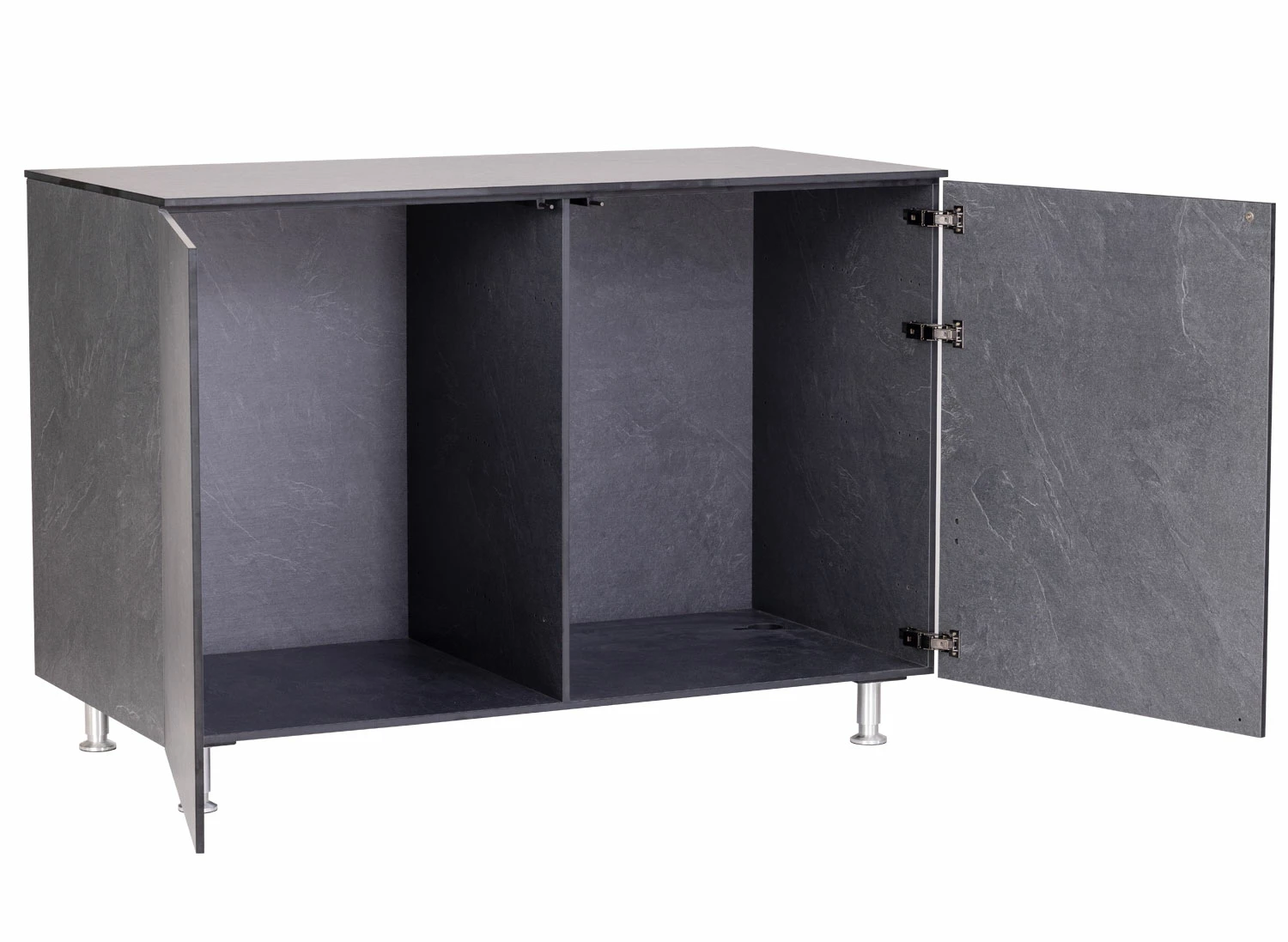 Grillfürst Outdoor Küche Schrank Modul Groß OKS130 Schiefer 2 Grillfürst Outdoor Küche Schrank Modul Groß OKS130 Schiefer – Bild 2