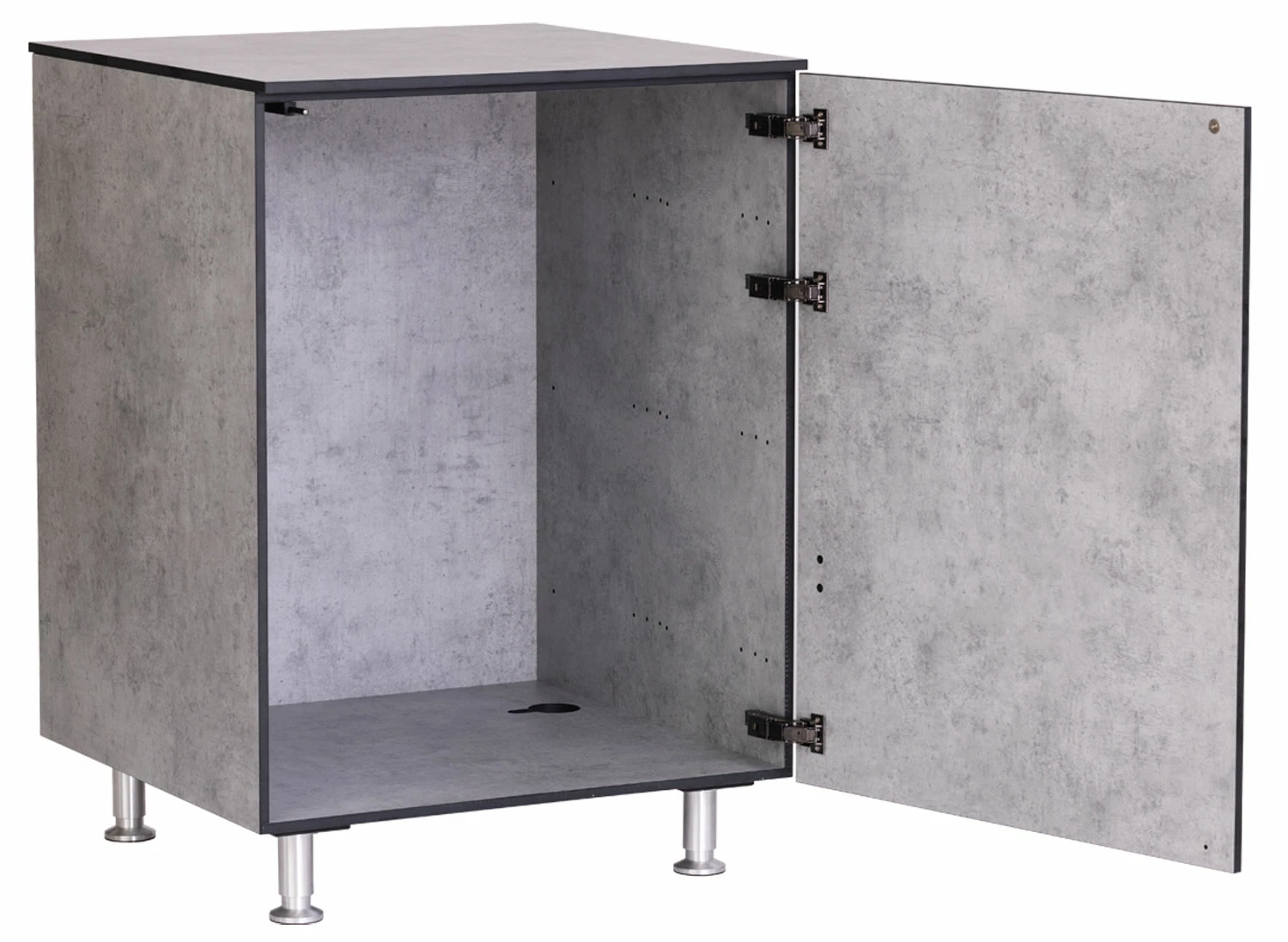 Grillfürst Outdoor Küche Schrank Modul Klein OKS66 Beton 2 Grillfürst Outdoor Küche Schrank Modul Klein OKS66 Beton – Bild 2