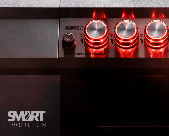 Grillfürst G521E Smart Grill - Mit Automatischer Temperatursteuerung, Hochtemperaturbrenner, Heckbrenner Und Edelstahl Rosten 4 Grillfürst G521E Smart Grill - Mit Automatischer Temperatursteuerung, Hochtemperaturbrenner, Heckbrenner Und Edelstahl Rosten – Bild 4