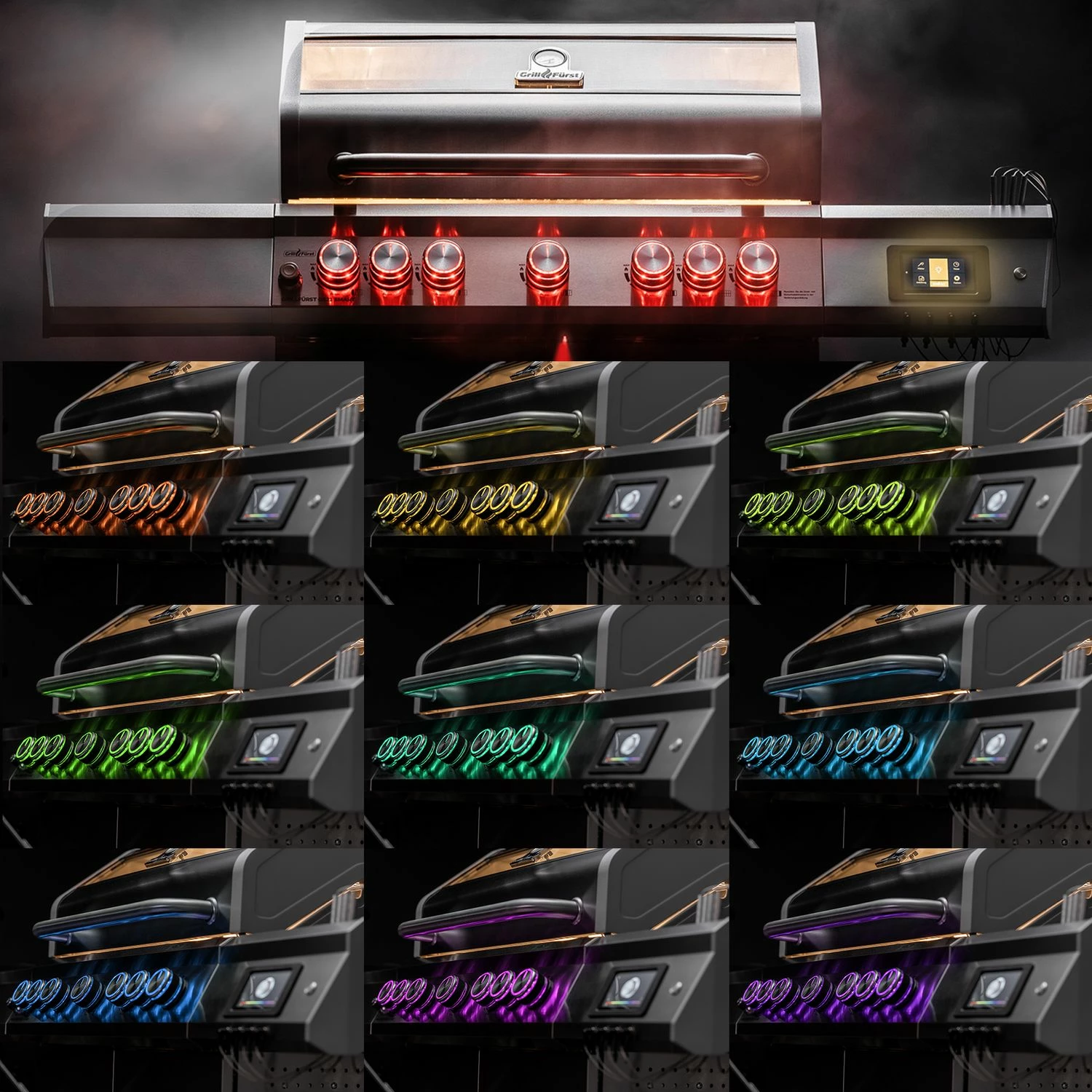 Grillfürst G521E Smart Grill - Mit Automatischer Temperatursteuerung, Hochtemperaturbrenner, Heckbrenner Und Edelstahl Rosten 8 Grillfürst G521E Smart Grill - Mit Automatischer Temperatursteuerung, Hochtemperaturbrenner, Heckbrenner Und Edelstahl Rosten – Bild 8