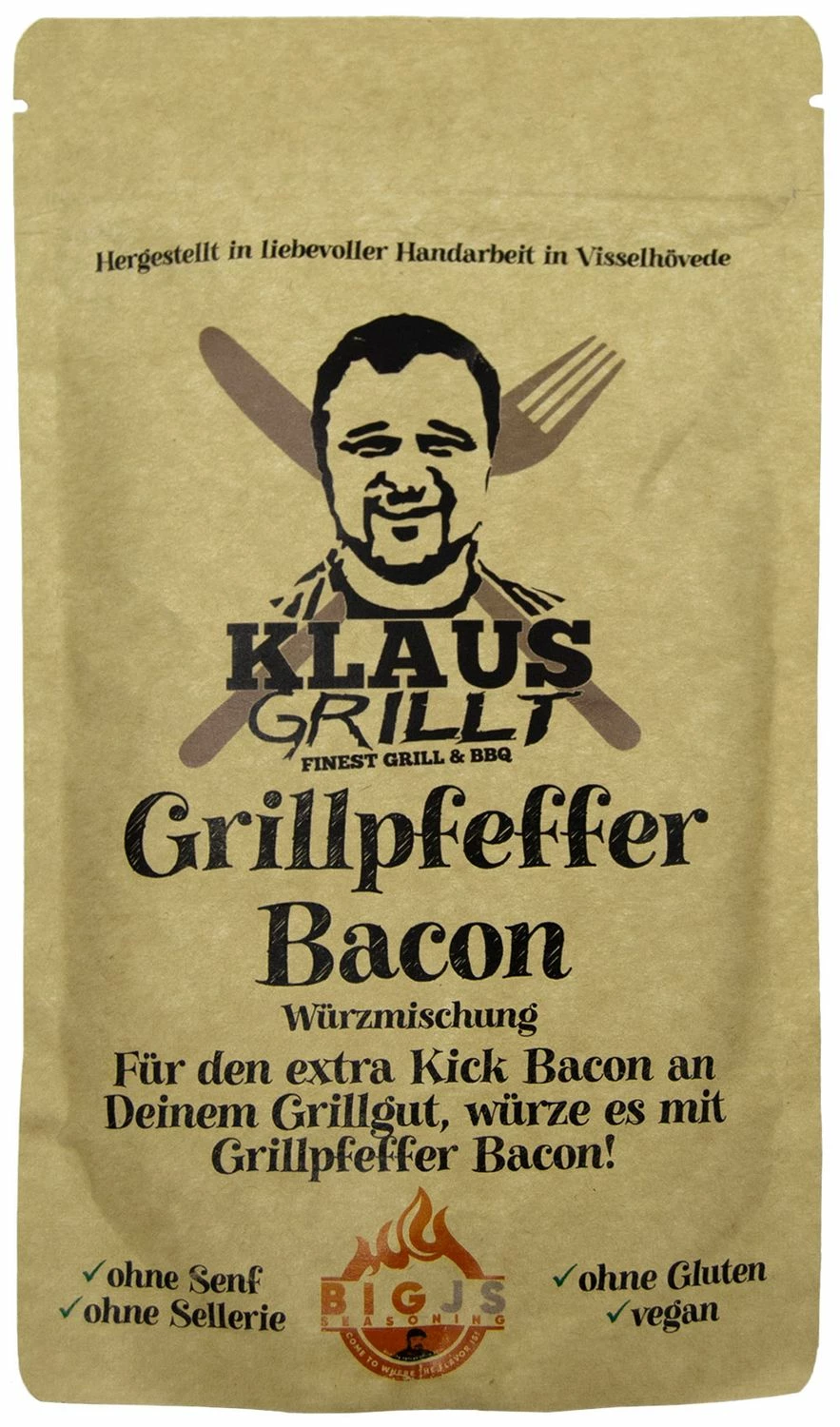 Grillpfeffer Bacon 250 G Beutel By Klaus Grillt 1 Grillpfeffer Bacon 250 G Beutel By Klaus Grillt