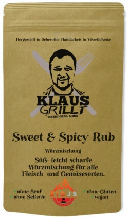 Sweet & Spicy Rub 250 G Beutel By Klaus Grillt