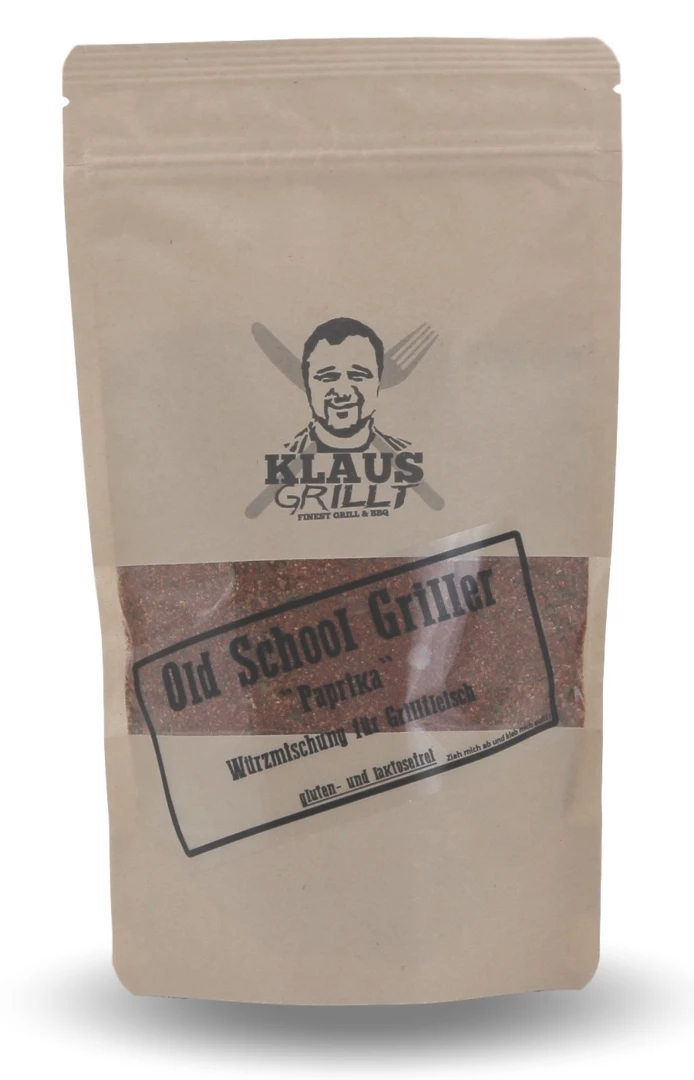 Old School Griller Paprika 250 G Beutel By Klaus Grillt 1 Old School Griller Paprika 250 G Beutel By Klaus Grillt