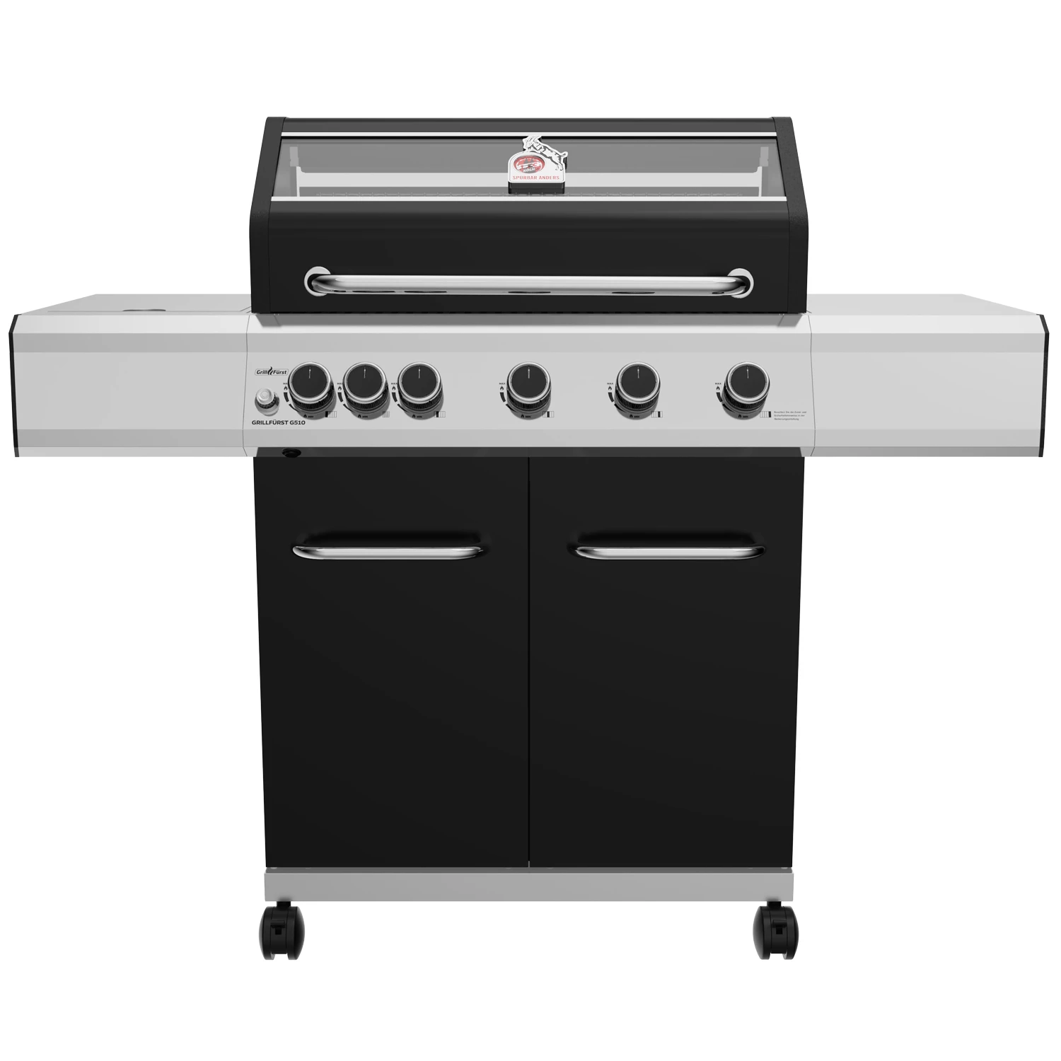 Grillfürst G510E 5-Brenner Gasgrill - 1. FC Köln Edition - Edelstahlroste 1 Grillfürst G510E 5-Brenner Gasgrill - 1. FC Köln Edition - Edelstahlroste