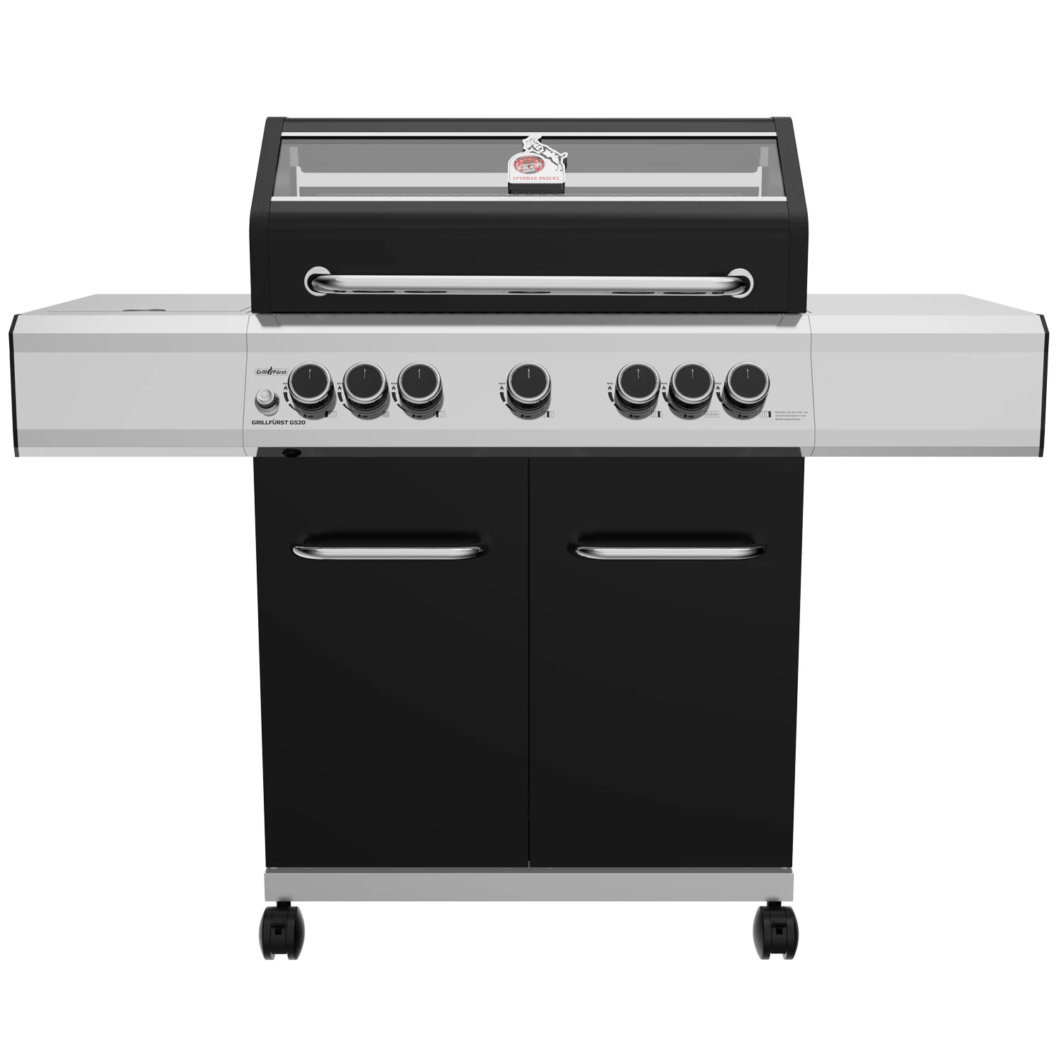 Grillfürst G520G 5-Brenner Gasgrill - 1. FC Köln Edition - Gusseisenroste 1 Grillfürst G520G 5-Brenner Gasgrill - 1. FC Köln Edition - Gusseisenroste