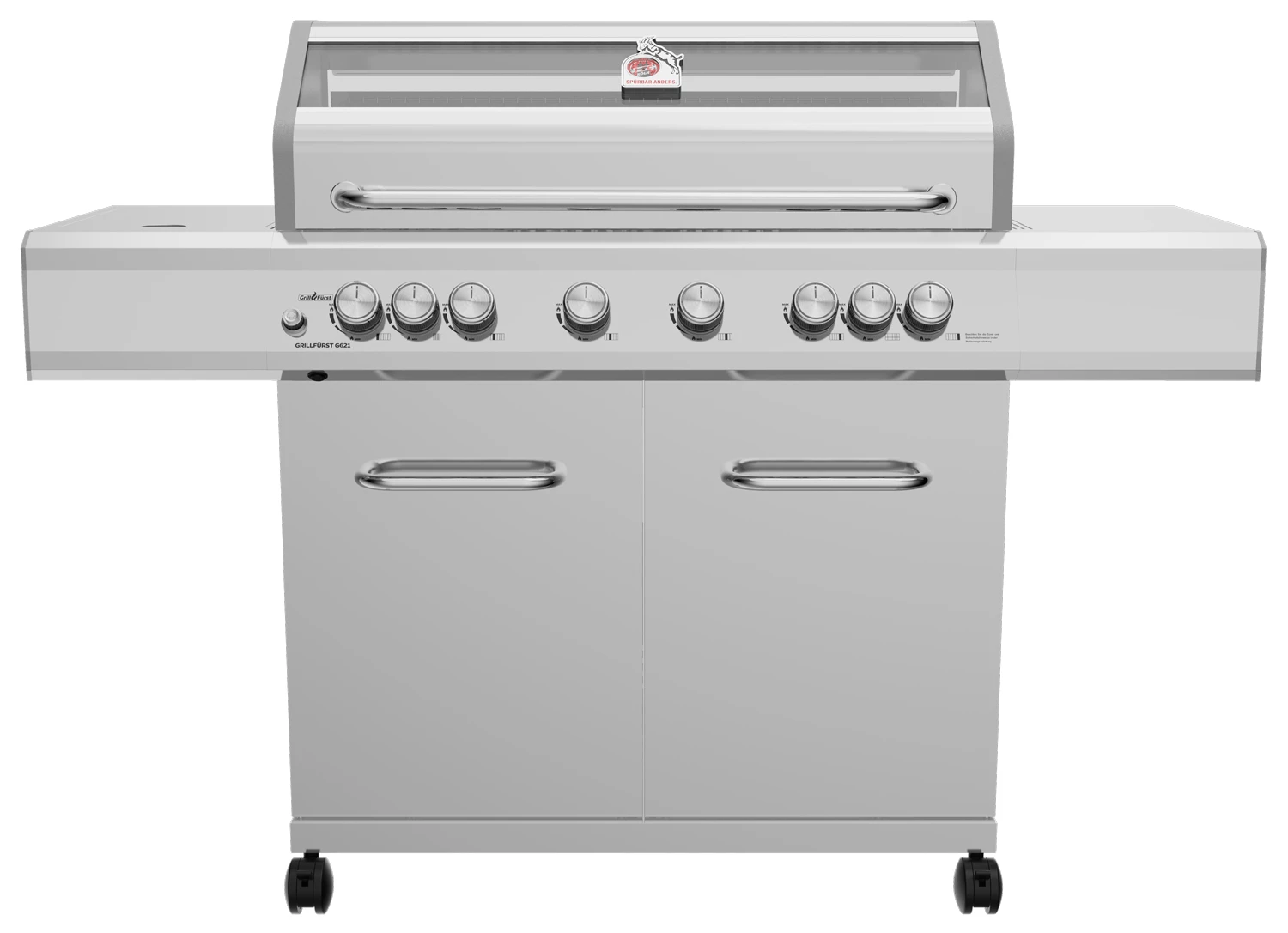 Grillfürst G621E 6-Brenner Edelstahl-Gasgrill - 1. FC Köln Edition - Edelstahlroste 1 Grillfürst G621E 6-Brenner Edelstahl-Gasgrill - 1. FC Köln Edition - Edelstahlroste