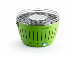 LotusGrill Classic - Holzkohle Tischgrill - Limettengrün Inkl. Tasche