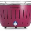 LotusGrill S - Holzkohle Tischgrill - Pflaumenlila Inkl. Tasche