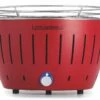LotusGrill S - Holzkohle Tischgrill - Feuerrot Inkl. Tasche
