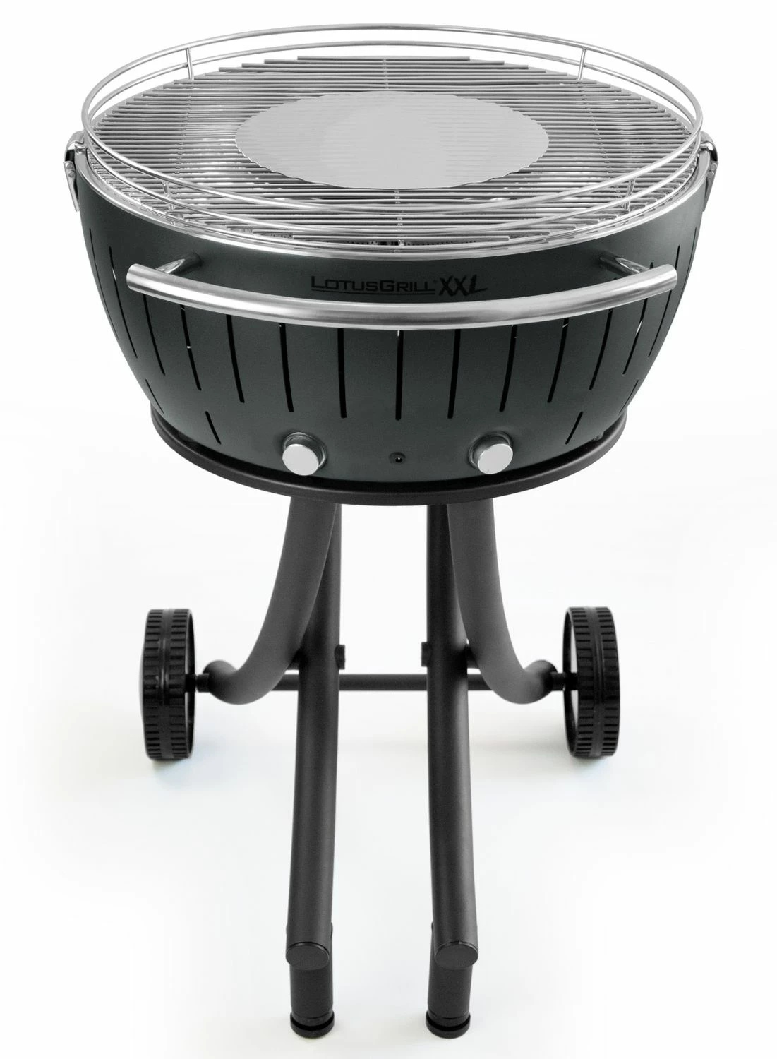 LotusGrill XXL - Holzkohle Grillstation - Anthrazitgrau 1 LotusGrill XXL - Holzkohle Grillstation - Anthrazitgrau