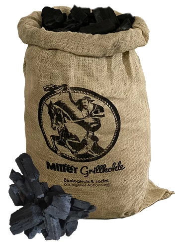 Miller Grillkohle Steakhouse-Kohle 10 Kg (im Jutesack) 1 Miller Grillkohle Steakhouse-Kohle 10 Kg (im Jutesack)