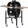 Monolith Grill LeCHEF BBQ GURU - PRO-Serie 2.0 Schwarz - MIT Gestell Und Seitentischen
