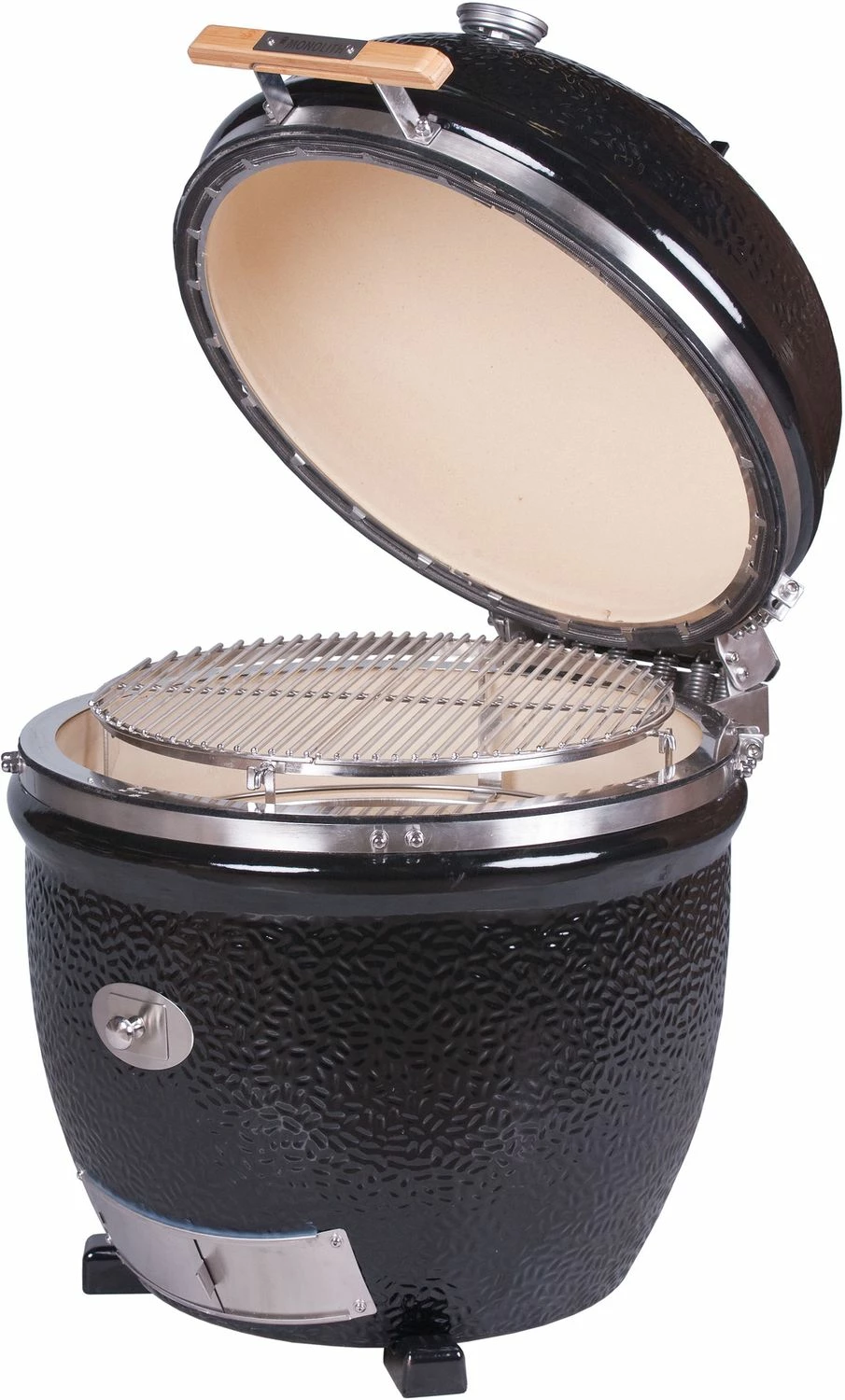 Monolith Grill LeCHEF BBQ GURU - PRO-Serie 2.0 Schwarz - OHNE Gestell Und Seitentische - Inkl. UltraQ Controller Set 3 Monolith Grill LeCHEF BBQ GURU - PRO-Serie 2.0 Schwarz - OHNE Gestell Und Seitentische - Inkl. UltraQ Controller Set – Bild 3