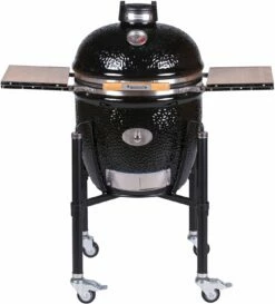 Monolith Grill CLASSIC PRO-Serie 2.0 Schwarz - MIT Gestell Und Seitentischen