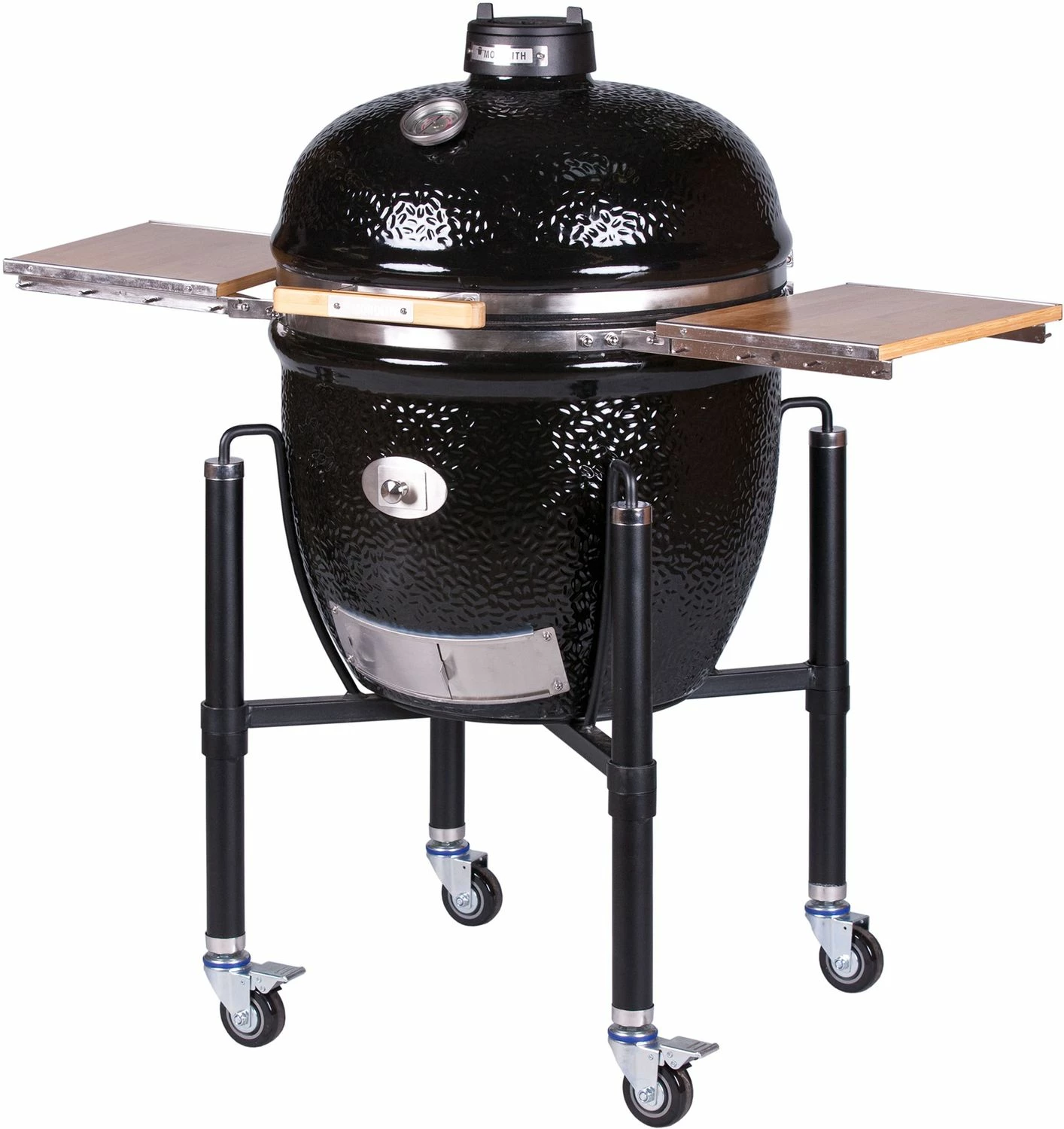 Monolith Grill LeCHEF PRO-Serie 2.0 Schwarz - MIT Gestell Und Seitentischen 2 Monolith Grill LeCHEF PRO-Serie 2.0 Schwarz - MIT Gestell Und Seitentischen – Bild 2