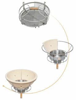 Monolith Grill CLASSIC BBQ GURU - PRO-Serie 2.0 Schwarz - OHNE Gestell Und Seitentische - Inkl. DigiQ Controller Set 9 Monolith Grill CLASSIC BBQ GURU - PRO-Serie 2.0 Schwarz - OHNE Gestell Und Seitentische - Inkl. DigiQ Controller Set -Grill Verkaufs-Shop Monolith Pro Serie SGS Grillrost System 1 1 3