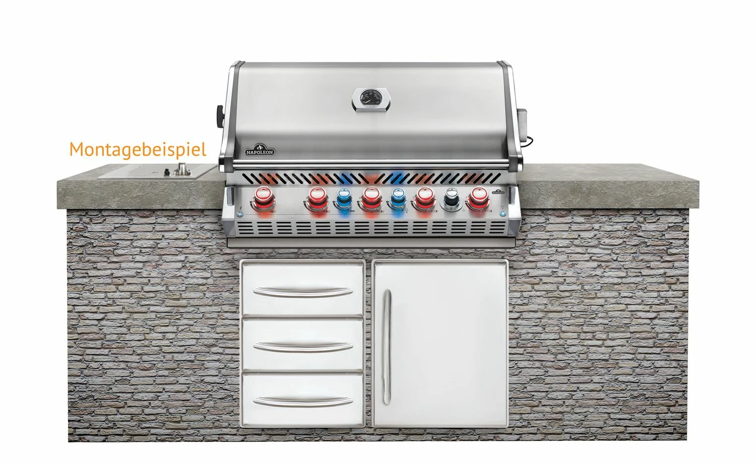 Napoleon Prestige Pro 665-3 Edelstahl Einbaugrill Erdgas - Inkl. Drehspieß - Modell 2023 10 Napoleon Prestige Pro 665-3 Edelstahl Einbaugrill Erdgas - Inkl. Drehspieß - Modell 2023 – Bild 10