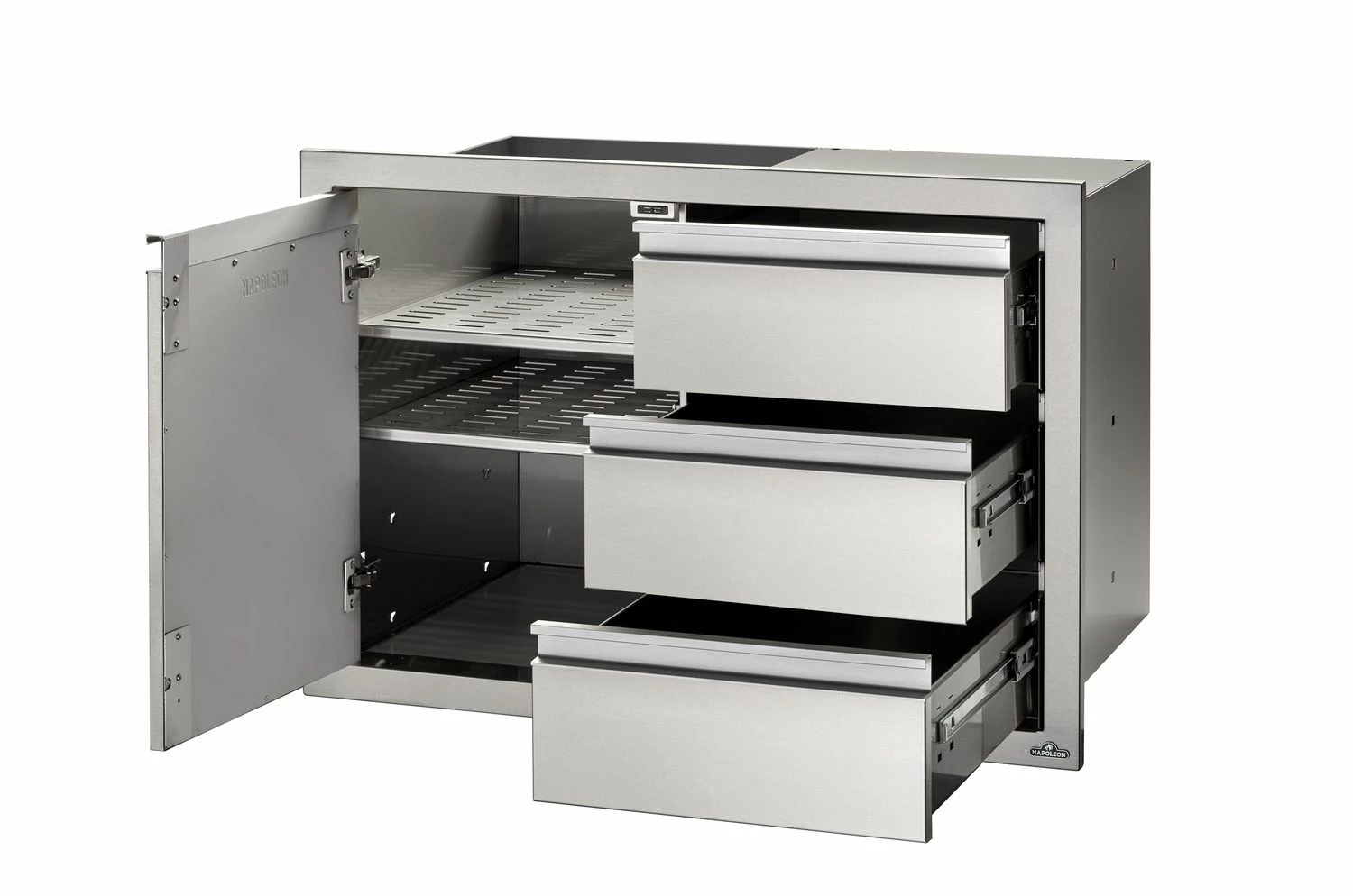 Napoleon Einbauschrank Mit Tür Und 3er Schubladen-Kombination (91 X 61 Cm) 2 Napoleon Einbauschrank Mit Tür Und 3er Schubladen-Kombination (91 X 61 Cm) – Bild 2