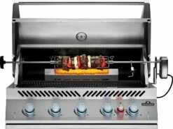 Napoleon 700-Series 38" BIG38 Edelstahl Einbaugrill Inkl. Drehspieß - Modell 2023 -Grill Verkaufs-Shop Napoleon Einbaugrill 700 Series BIG38 Edelstahl Rotisserie Schaschlik