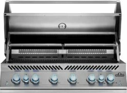 Napoleon 700-Series 44" BIG44 Edelstahl Einbaugrill Inkl. Drehspieß - Modell 2023 19 Napoleon 700-Series 44" BIG44 Edelstahl Einbaugrill Inkl. Drehspieß - Modell 2023 -Grill Verkaufs-Shop Napoleon Einbaugrill BIG44 Warmhalterost vorne