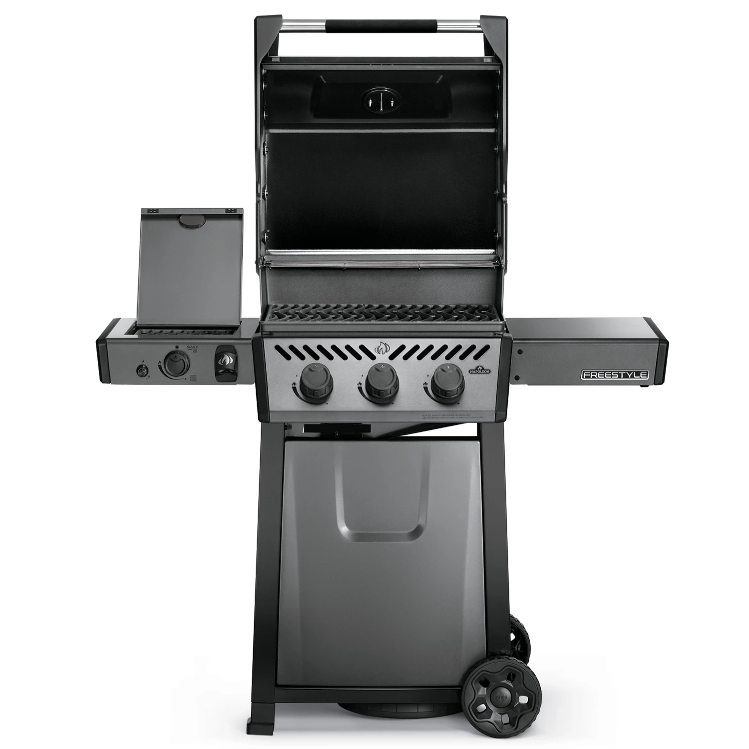 Napoleon Freestyle 365 Gasgrill, Graphit - Mit Sizzle Zone - Modell 2023 - X-DEAL Inkl. Drehspiess 2 Napoleon Freestyle 365 Gasgrill, Graphit - Mit Sizzle Zone - Modell 2023 - X-DEAL Inkl. Drehspiess – Bild 2
