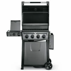 Napoleon Freestyle 425 Gasgrill, Graphit - Mit Sizzle Zone - Modell 2023 - X-DEAL Inkl. Drehspieß -Grill Verkaufs-Shop Napoleon Freestyle 425 SIB abklappbare Seitenablage