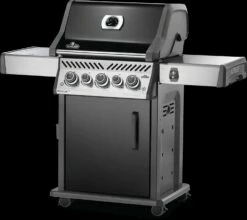 Napoleon Rogue SE 425 Gasgrill, Schwarz Mit Gussrosten - Hero Modell 2023 Inkl. Drehspieß - SMART Deal Inkl. Grillfürst Grill Control -Grill Verkaufs-Shop Napoleon Gasgrill RSE425 Hero Drehregler beleuchtet 1