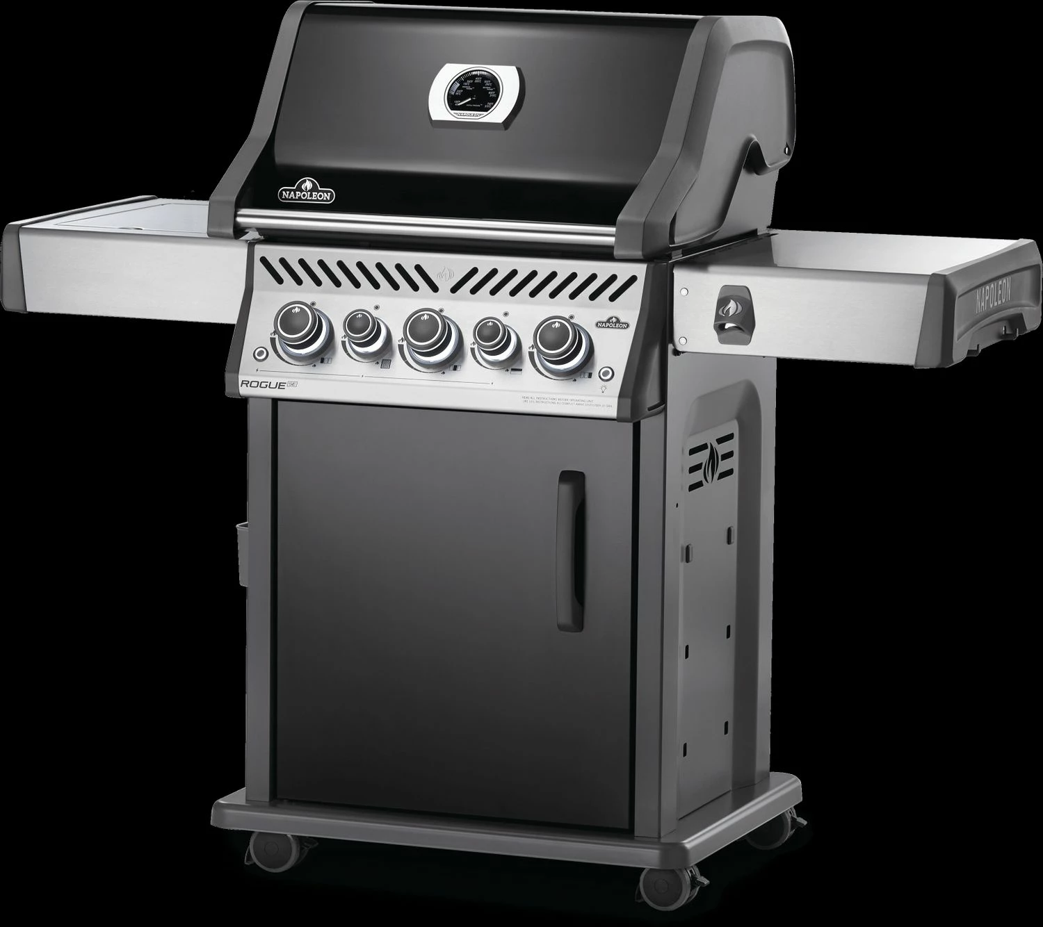 Napoleon Rogue SE 425 Gasgrill, Schwarz Mit Gussrosten, Sizzle Zone Und Heckbrenner - Hero Modell 2023 Inkl. Drehspieß 2 Napoleon Rogue SE 425 Gasgrill, Schwarz Mit Gussrosten, Sizzle Zone Und Heckbrenner - Hero Modell 2023 Inkl. Drehspieß – Bild 2