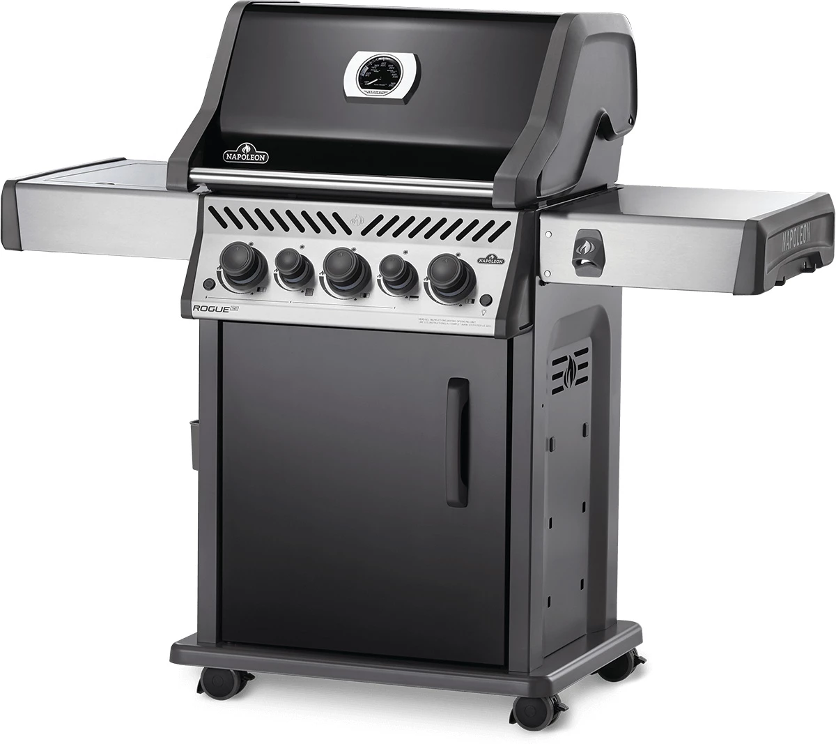 Napoleon Rogue SE 425 Gasgrill, Schwarz Mit Gussrosten, Sizzle Zone Und Heckbrenner - Hero Modell 2023 Inkl. Drehspieß 1 Napoleon Rogue SE 425 Gasgrill, Schwarz Mit Gussrosten, Sizzle Zone Und Heckbrenner - Hero Modell 2023 Inkl. Drehspieß
