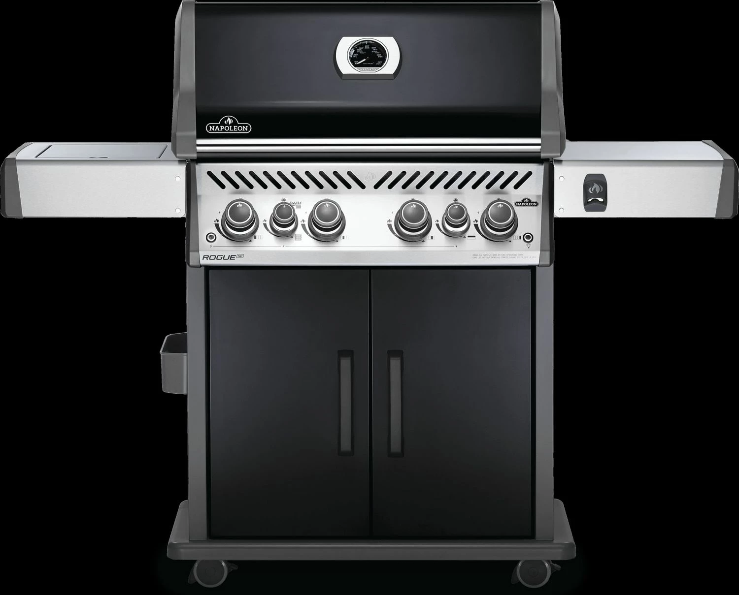 Napoleon Rogue SE 525 Gasgrill, Schwarz Mit Gussrosten, Sizzle Zone Und Heckbrenner - Modell 2023 2 Napoleon Rogue SE 525 Gasgrill, Schwarz Mit Gussrosten, Sizzle Zone Und Heckbrenner - Modell 2023 – Bild 2