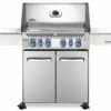 Napoleon Prestige 500 Edelstahl Gasgrill - Mit Safety Glow - X-DEAL Inkl. Grillthermometer, Schneidebrett Und Windschild Für SIZZLE ZONE