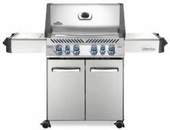 Napoleon Prestige 500 Edelstahl Gasgrill - Mit Safety Glow - X-DEAL Inkl. Grillthermometer, Schneidebrett Und Windschild Für SIZZLE ZONE