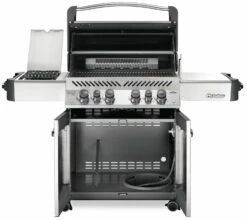 Napoleon Prestige 500 Edelstahl Gasgrill - Mit Safety Glow - X-DEAL Inkl. Grillthermometer, Schneidebrett Und Windschild Für SIZZLE ZONE -Grill Verkaufs-Shop Napoleon Prestige 500 Gasgrill Edelstahl open 2