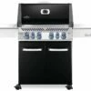 Napoleon Prestige 500 Gasgrill, Schwarz - Mit Safety Glow - X-DEAL Inkl. Grillthermometer, Schneidebrett Und Windschild Für SIZZLE ZONE