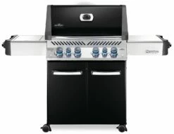 Napoleon Prestige 500 Gasgrill, Schwarz - Mit Safety Glow - X-DEAL Inkl. Grillthermometer, Schneidebrett Und Windschild Für SIZZLE ZONE