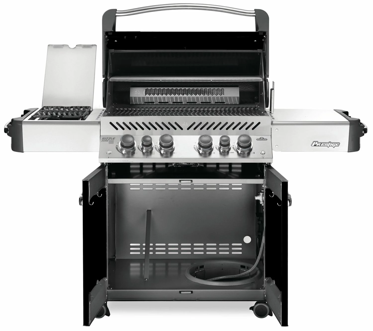 Napoleon Prestige 500 Gasgrill, Schwarz - Mit Safety Glow - X-DEAL Inkl. Grillthermometer, Schneidebrett Und Windschild Für SIZZLE ZONE 3 Napoleon Prestige 500 Gasgrill, Schwarz - Mit Safety Glow - X-DEAL Inkl. Grillthermometer, Schneidebrett Und Windschild Für SIZZLE ZONE – Bild 3
