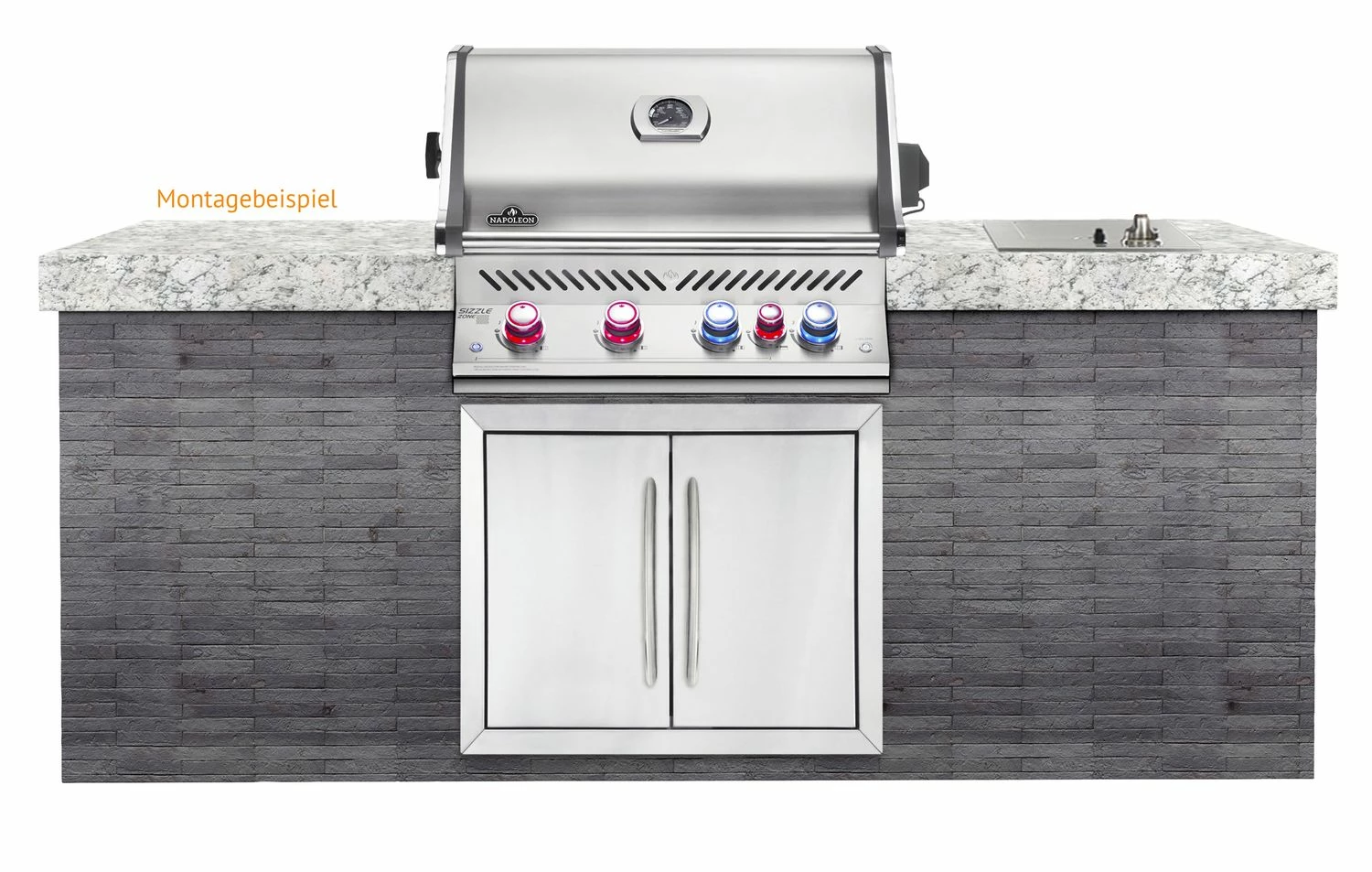 Napoleon Prestige Pro 500-3 Edelstahl Einbaugrill Erdgas - Inkl. Drehspieß - Modell 2023 7 Napoleon Prestige Pro 500-3 Edelstahl Einbaugrill Erdgas - Inkl. Drehspieß - Modell 2023 – Bild 7