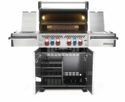 Napoleon Prestige Pro 500-3 Edelstahl Gasgrill Inkl. Drehspieß - X-DEAL Inkl. Napoleon TravelQ PRO285 Kompakt Gasgrill -Grill Verkaufs-Shop Napoleon Prestige Pro 500 offen 02