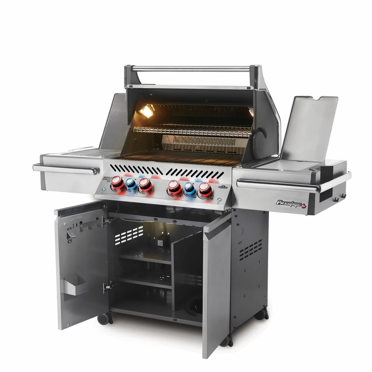 Napoleon Prestige Pro 500-3 Edelstahl Gasgrill Inkl. Drehspieß - X-DEAL Inkl. Napoleon Holzkohlegrill Kugelgrill Ø 57cm 7 Napoleon Prestige Pro 500-3 Edelstahl Gasgrill Inkl. Drehspieß - X-DEAL Inkl. Napoleon Holzkohlegrill Kugelgrill Ø 57cm – Bild 7