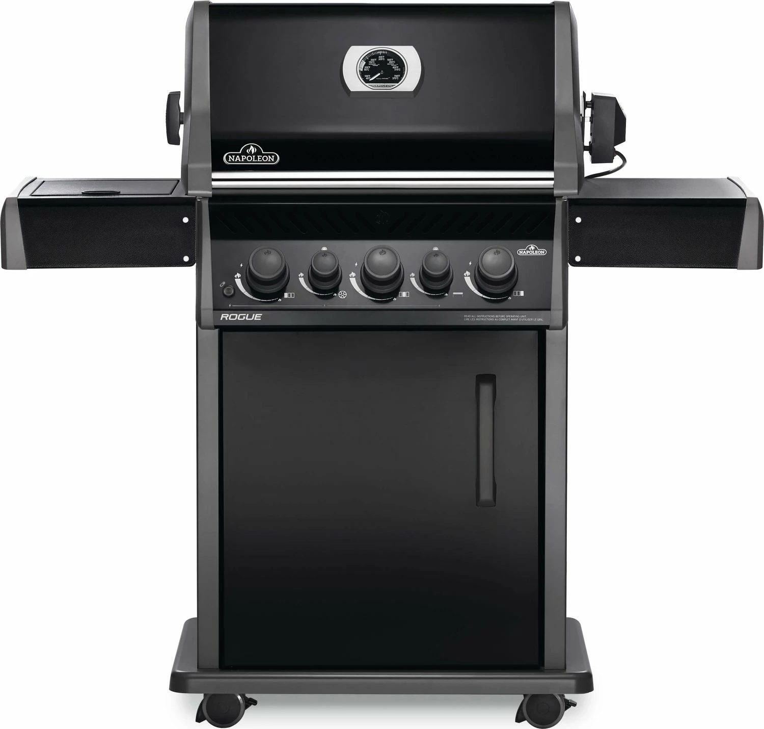 Napoleon Rogue 425 Gasgrill - All Black - Mit Seitenbrenner - Hero Modell 2023 Mit Heckbrenner Inkl. Drehspieß, Abdeckhaube Und Grillplatte 1 Napoleon Rogue 425 Gasgrill - All Black - Mit Seitenbrenner - Hero Modell 2023 Mit Heckbrenner Inkl. Drehspieß, Abdeckhaube Und Grillplatte