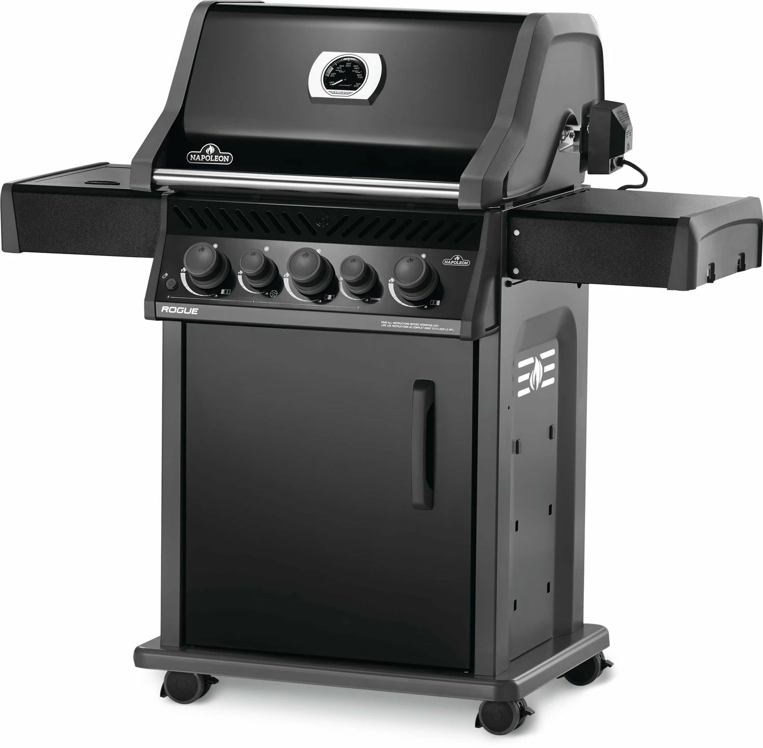 Napoleon Rogue 425 Gasgrill Mit Seitenbrenner Und Heckbrenner Inkl. Drehspieß 1 Napoleon Rogue 425 Gasgrill Mit Seitenbrenner Und Heckbrenner Inkl. Drehspieß