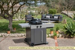 Outdoorchef Gas Kugelgrill Arosa 570 G Evo Grey Steel -Grill Verkaufs-Shop Outdoorchef Arosa 570 G Evo Grey Steel Blazing Zone optional