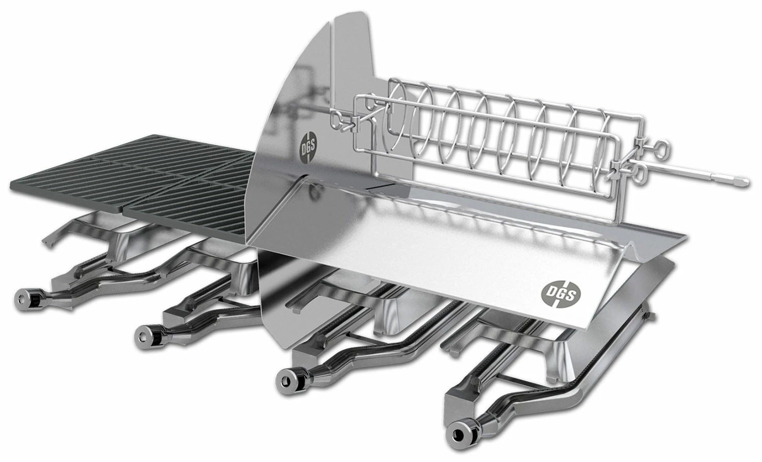 Outdoorchef Dualchef 425 G BZ Gasgrill Mit Blazing Zone Infrarotbrenner + DGS Gusseisen Grillrost 2 Stk.+ DGS Gemüse Grillrost 2 Stk. 10 Outdoorchef Dualchef 425 G BZ Gasgrill Mit Blazing Zone Infrarotbrenner + DGS Gusseisen Grillrost 2 Stk.+ DGS Gemüse Grillrost 2 Stk. – Bild 10