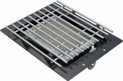 Outdoorchef Dualchef S 425 G Edelstahl Gasgrill Mit Seitenkocher + Blazing Zone Infrarotbrenner + DGS Gusseisen Grillrost 2 Stk. + DGS Gemüse Grillrost 2 Stk. -Grill Verkaufs-Shop Outdoorchef Keramikbrenner Dualchef 18 212 80 2