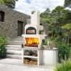 Palazzetti Grillkamin Capri 3 Mit Backofen Und Gusseisentür - Inkl. Montagematerial