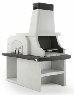 Palazzetti Grillkamin Bastia Mit Pizzaofen Inkl. Montagematerial