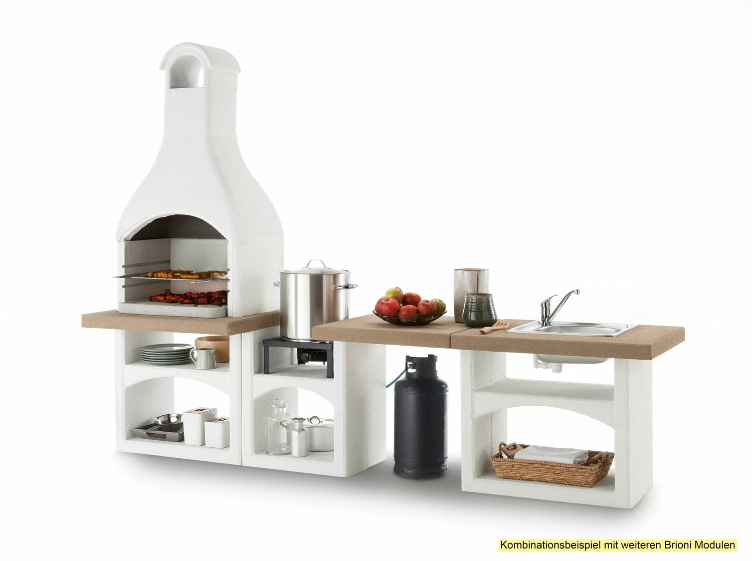 Palazzetti Outdoor Küche: Modul Arbeitsfläche Für Brioni Grillkamin Inkl. Montagematerial 1 Palazzetti Outdoor Küche: Modul Arbeitsfläche Für Brioni Grillkamin Inkl. Montagematerial